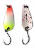 TRENDEX L-Spoon Modell E, 2,7 g, rot-weiss-gelb + weiss mit pinken Flecken