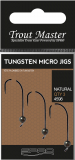 Trout Master Tungsten Micro Jig, 0,9 g, Hakengr. 6, Natural, Inhalt: 3 Stück